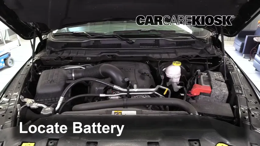 2019 Ram 1500 Classic Tradesman 5.7L V8 Crew Cab Pickup Battery Replace